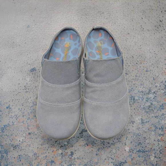 Spenco Siesta Nuevo Bokeh - Women's Layered Siesta Mule Blue Fog Size 9B - Picture 1 of 6